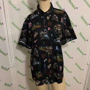 RSVLTS Shirt Harry Potter Hagrid Fluffy Buckbeak Yer A Wizard KUNUFLEX Mens M